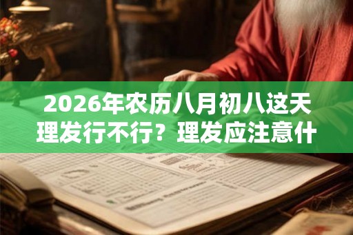 2026年农历八月初八这天理发行不行?理发应注意什么? 2026年农历八月初八这天理发行不行?理发应注意什么?