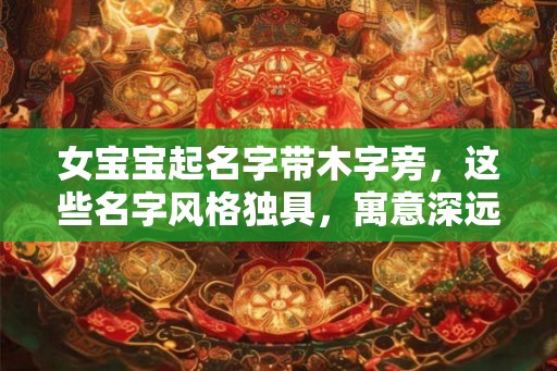 女宝宝起名字带木字旁，这些名字风格独具，寓意深远！