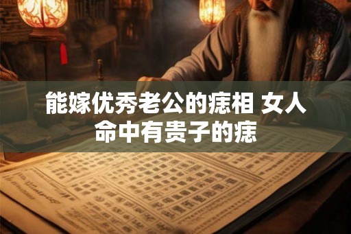 能嫁优秀老公的痣相 女人命中有贵子的痣