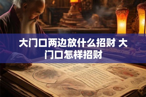 大门口两边放什么招财 大门口怎样招财