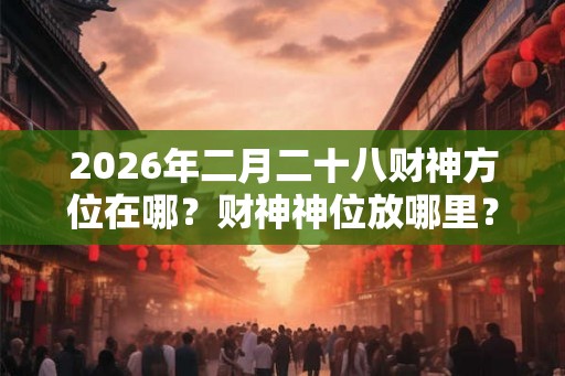 2026年二月二十八财神方位在哪?财神神位放哪里? 2026年二月二十八财神方位在哪?财神神位放哪里?