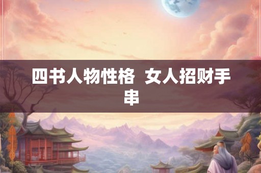 四书人物性格  女人招财手串