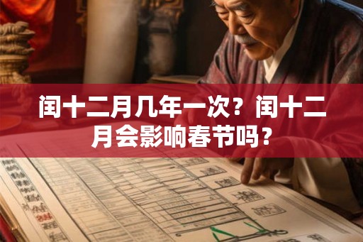闰十二月几年一次?闰十二月会影响春节吗? 闰十二月几年一次?闰十二月会影响春节吗?