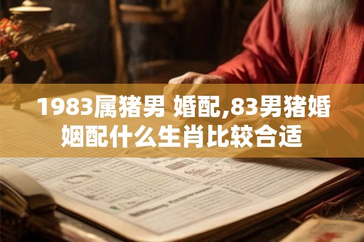 1983属猪男 婚配,83男猪婚姻配什么生肖比较合适