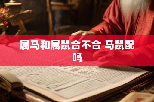 属马和属鼠合不合 马鼠配吗 属马和属鼠合不合 马鼠配吗