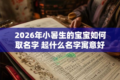 2026年小暑生的宝宝如何取名字 起什么名字寓意好