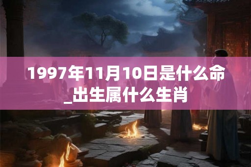 1997年11月10日是什么命_出生属什么生肖
