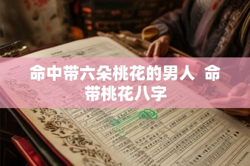 命中带六朵桃花的男人  命带桃花八字