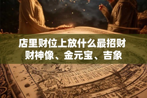 店里财位上放什么最招财 财神像、金元宝、吉象