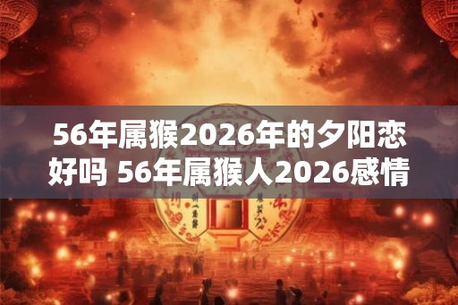 56年属猴2026年的夕阳恋好吗 56年属猴人2026感情运势 56年属猴2026年的夕阳恋好吗 56年属猴人2026感情运势