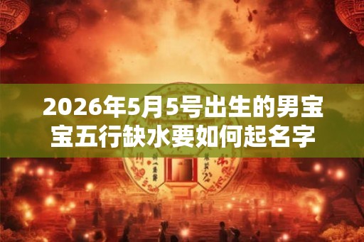 2026年5月5号出生的男宝宝五行缺水要如何起名字