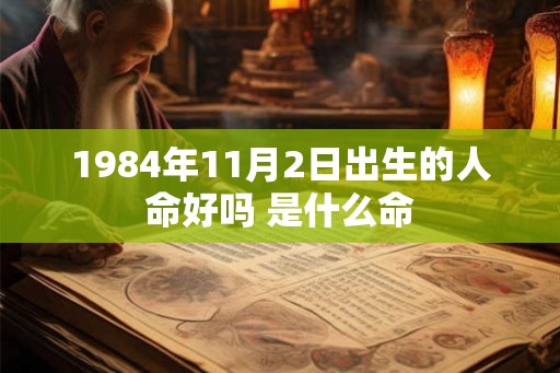 1984年11月2日出生的人命好吗 是什么命