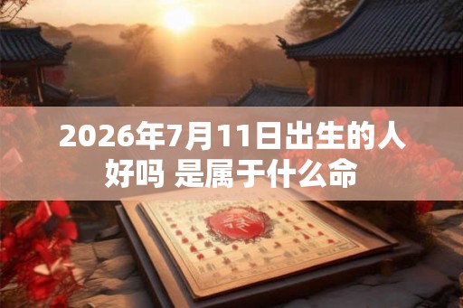 2026年7月11日出生的人好吗 是属于什么命