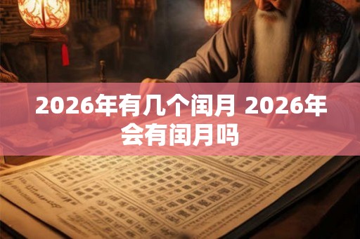 2026年有几个闰月 2026年会有闰月吗
