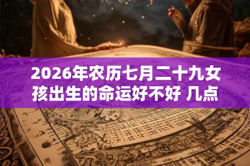 2026年农历七月二十九女孩出生的命运好不好 几点出生吉利