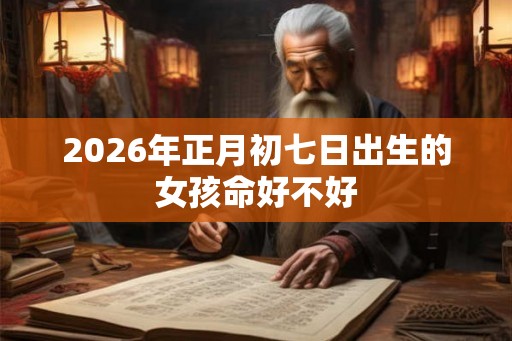 2026年正月初七日出生的女孩命好不好