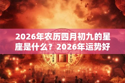 2026年农历四月初九的星座是什么？2026年运势好不好？