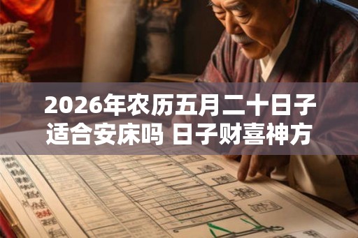 2026年农历五月二十日子适合安床吗 日子财喜神方位