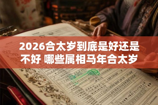 2026合太岁到底是好还是不好 哪些属相马年合太岁