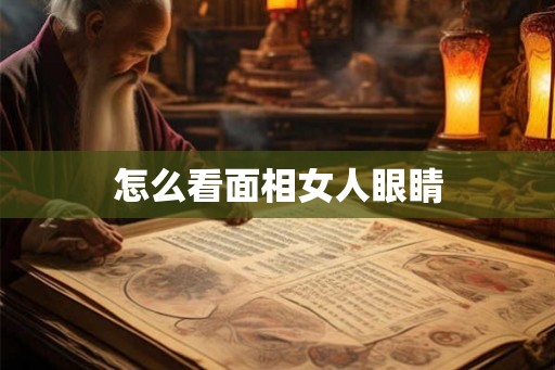 怎么看面相女人眼睛