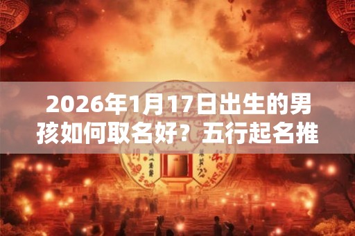2026年1月17日出生的男孩如何取名好？五行起名推荐