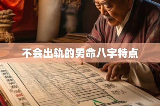 不会出轨的男命八字特点