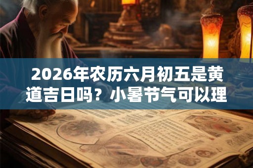 2026年农历六月初五是黄道吉日吗？小暑节气可以理发吗？