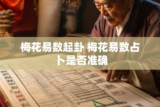 梅花易数起卦 梅花易数占卜是否准确