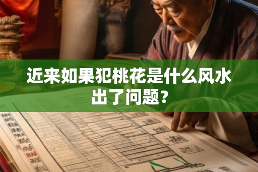 近来如果犯桃花是什么风水出了问题？