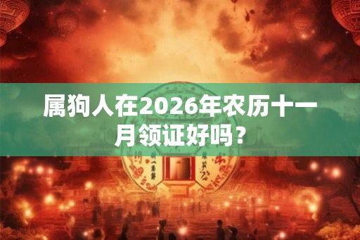 属狗人在2026年农历十一月领证好吗? 属狗人在2026年农历十一月领证好吗?
