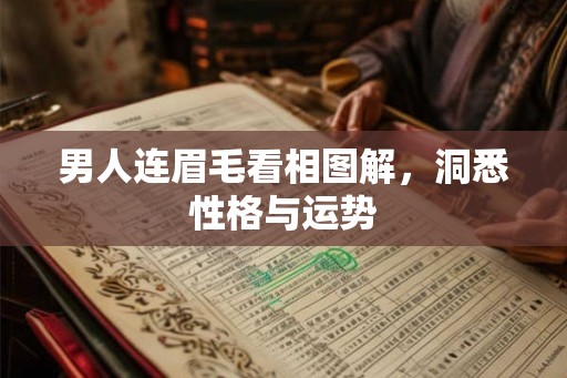 男人连眉毛看相图解，洞悉性格与运势