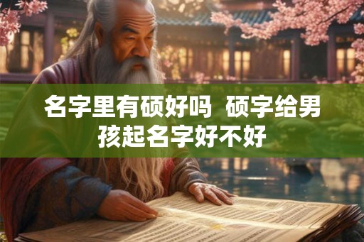 名字里有硕好吗  硕字给男孩起名字好不好