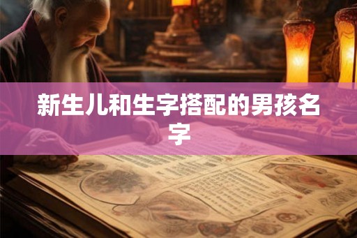 新生儿和生字搭配的男孩名字