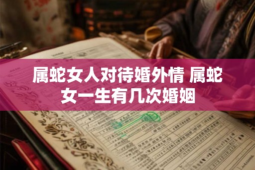 属蛇女人对待婚外情 属蛇女一生有几次婚姻