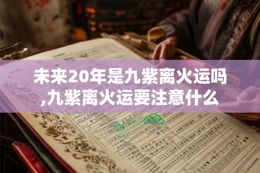 未来20年是九紫离火运吗,九紫离火运要注意什么