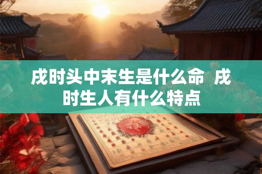 戌时头中末生是什么命  戌时生人有什么特点