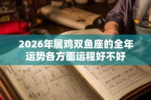 2026年属鸡双鱼座的全年运势各方面运程好不好