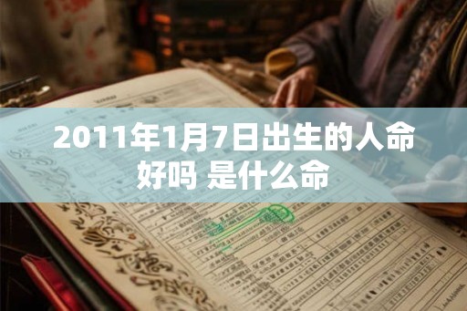 2011年1月7日出生的人命好吗 是什么命 2011年1月7日出生的人命好吗 是什么命