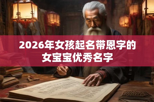 2026年女孩起名带恩字的女宝宝优秀名字