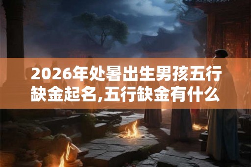2026年处暑出生男孩五行缺金起名,五行缺金有什么影响？