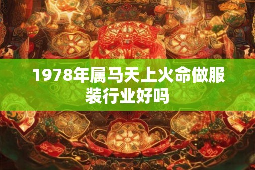 1978年属马天上火命做服装行业好吗