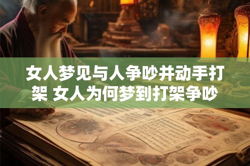 女人梦见与人争吵并动手打架 女人为何梦到打架争吵 女人梦见与人争吵并动手打架 女人为何梦到打架争吵