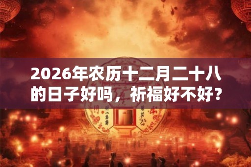 2026年农历十二月二十八的日子好吗，祈福好不好？