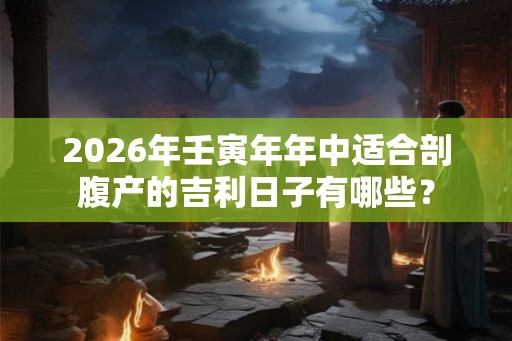 2026年壬寅年年中适合剖腹产的吉利日子有哪些? 2026年壬寅年年中适合剖腹产的吉利日子有哪些?