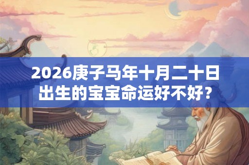 2026庚子马年十月二十日出生的宝宝命运好不好？