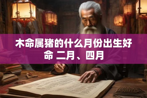 木命属猪的什么月份出生好命 二月、四月