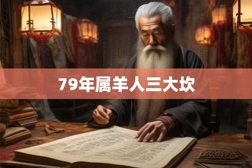 79年属羊人三大坎