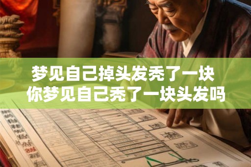 梦见自己掉头发秃了一块 你梦见自己秃了一块头发吗