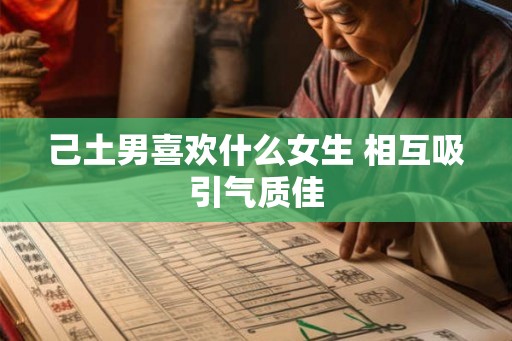 己土男喜欢什么女生 相互吸引气质佳