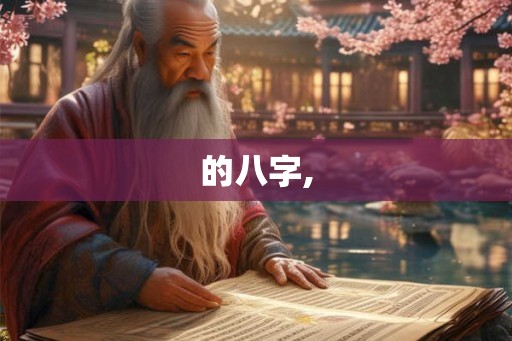 的八字, 的八字,